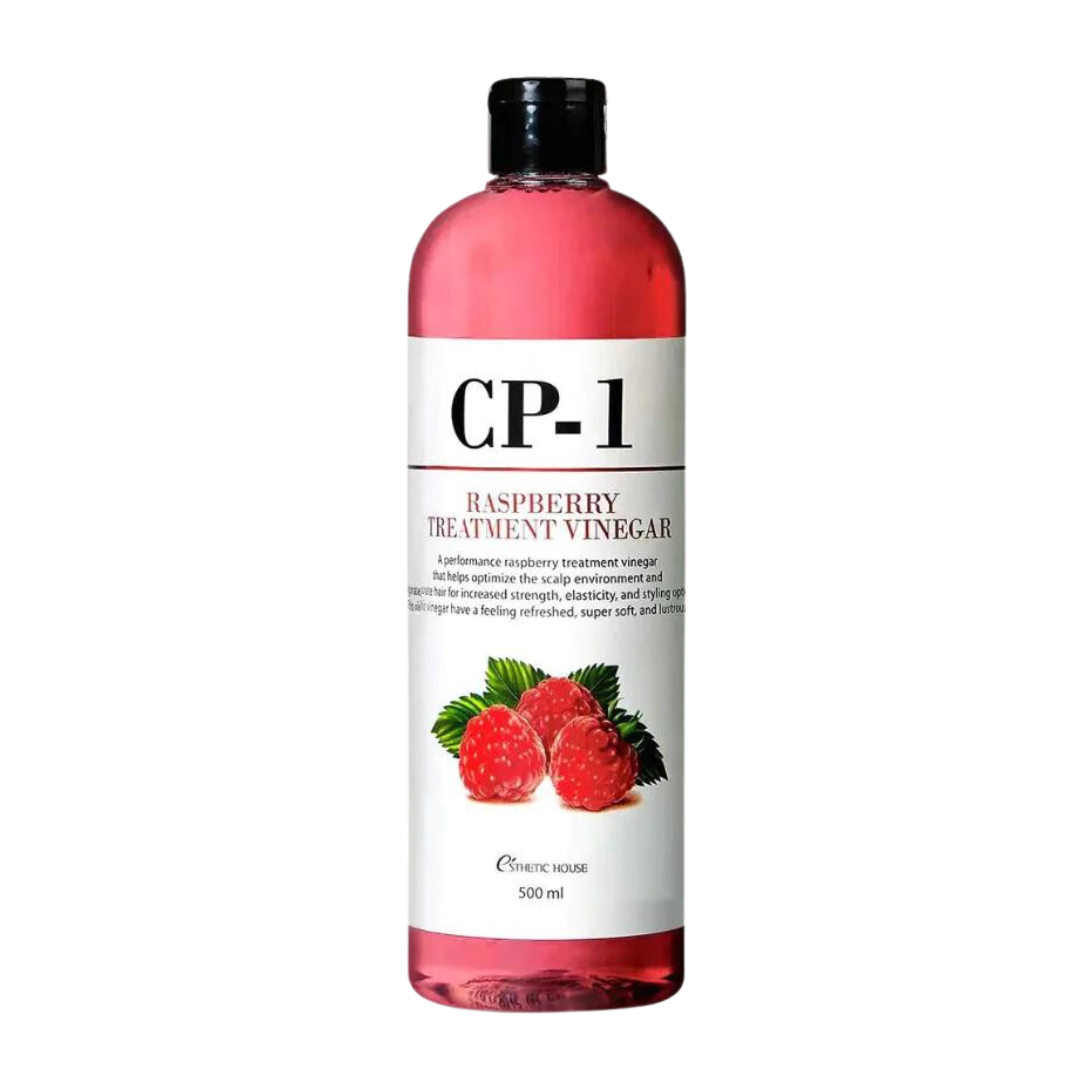 CP-1 Raspberry Treatment Vinegar kondicionierius plaukų skalavimui su aviečių actu